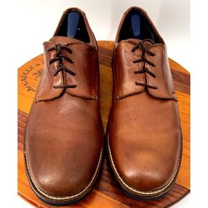 Rockport Coben Leather Oxford Dress Shoes  11W Lace Lightweight Cushion EVA Sole